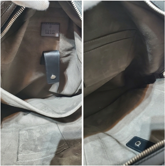 Gucci Black Signature Leather Backpack - Picture 10 of 12